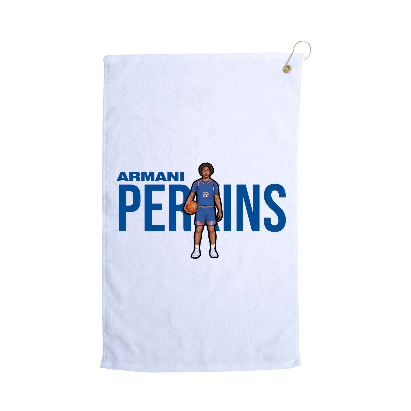 Golf Towel — Player Name in White