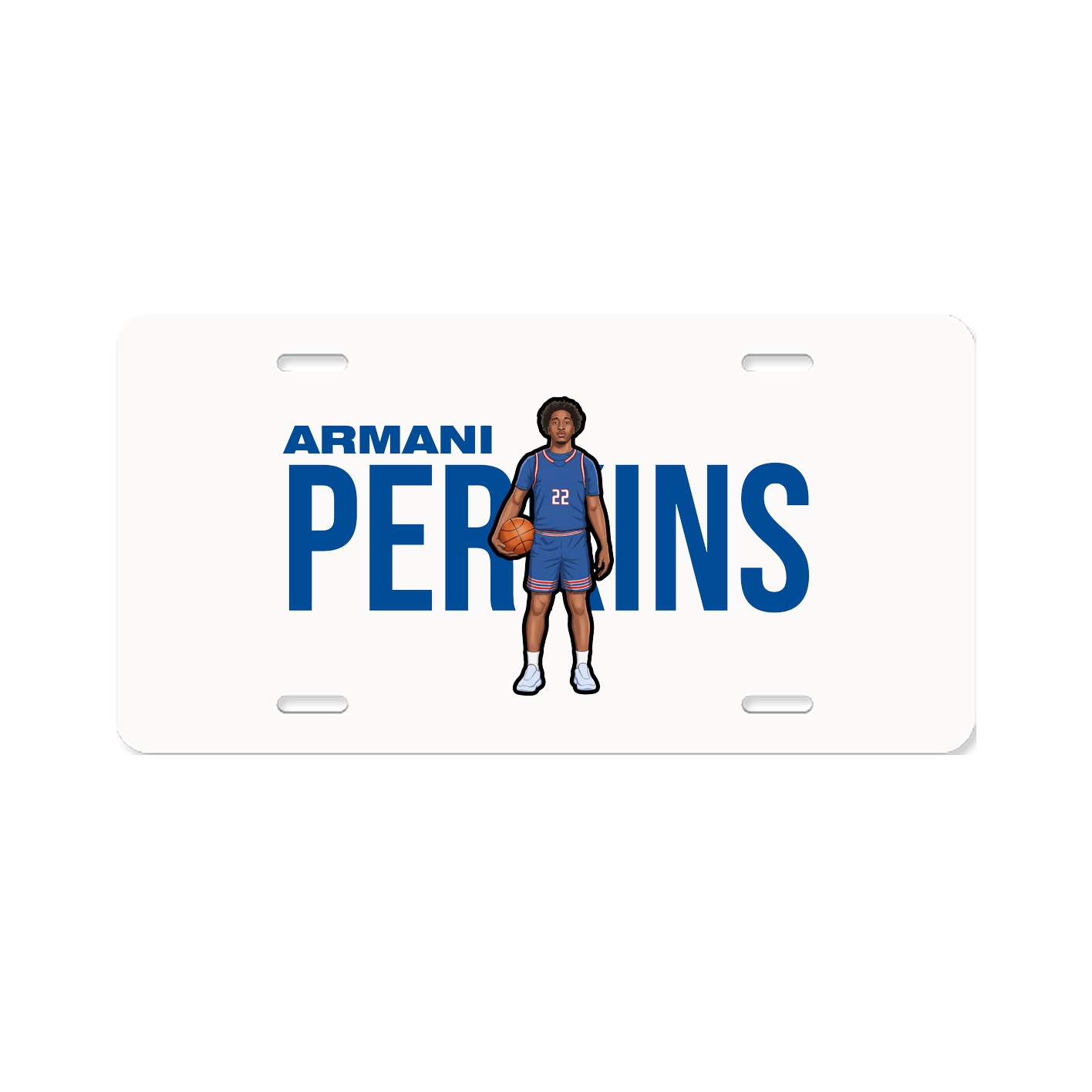 License Plate — Player Name in Classic