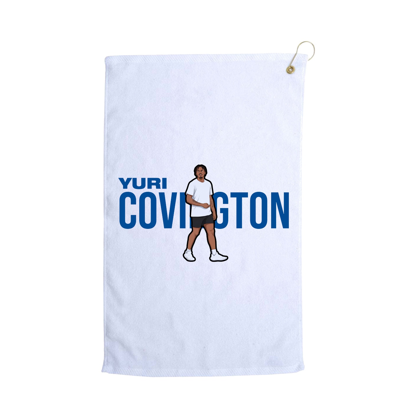 Golf Towel — Player Name in White