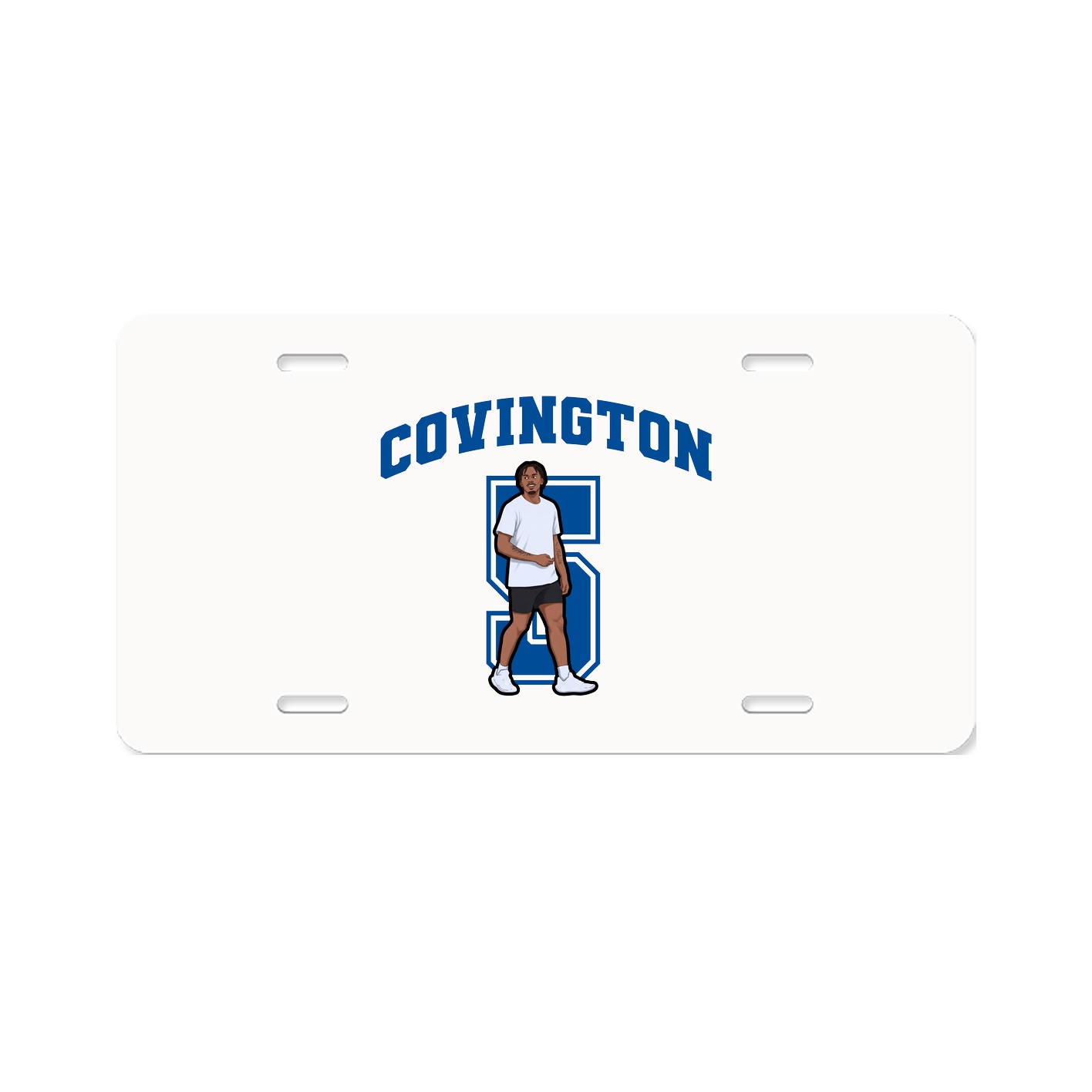 License Plate — Number in Classic