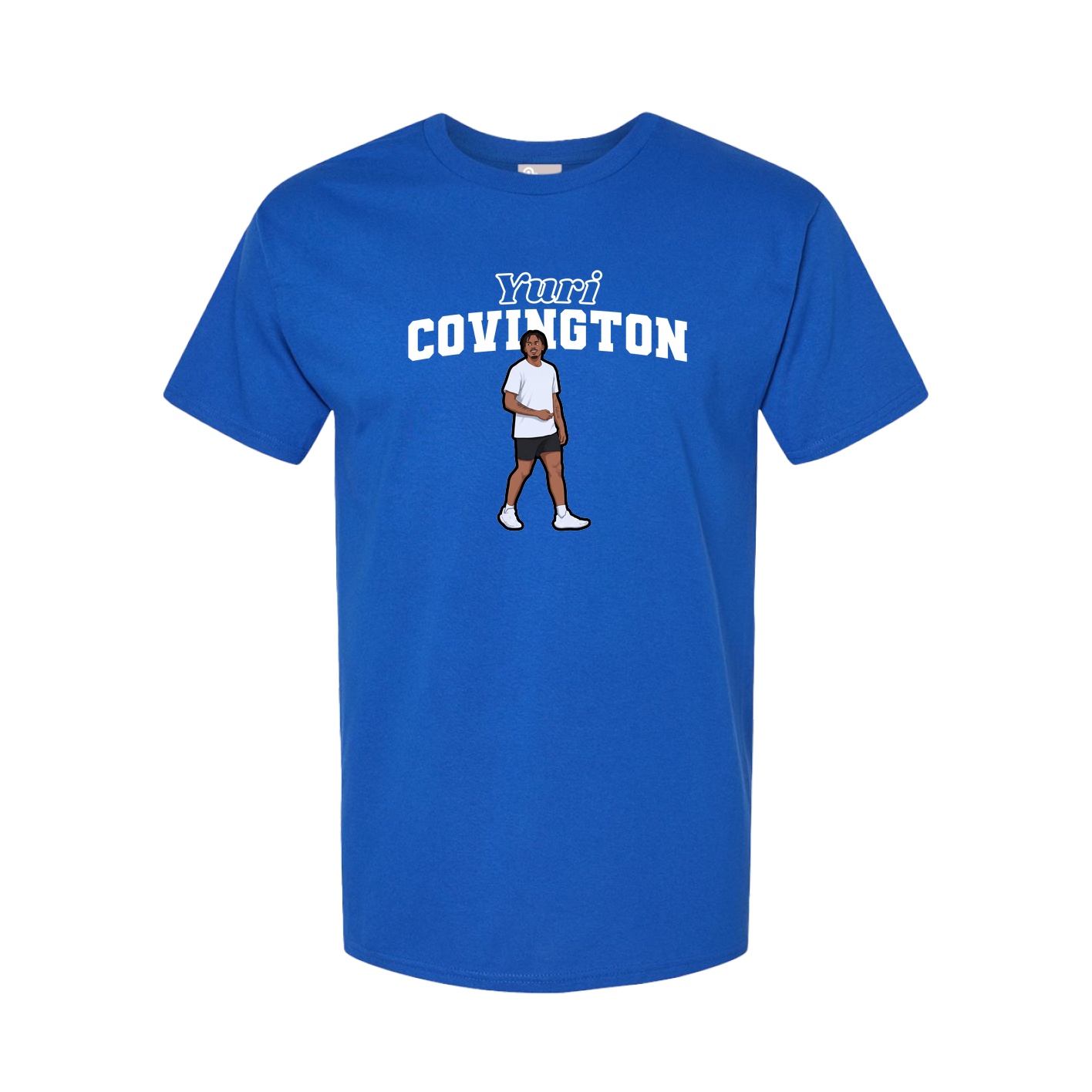 Youth Tee — Name Arch in Royal
