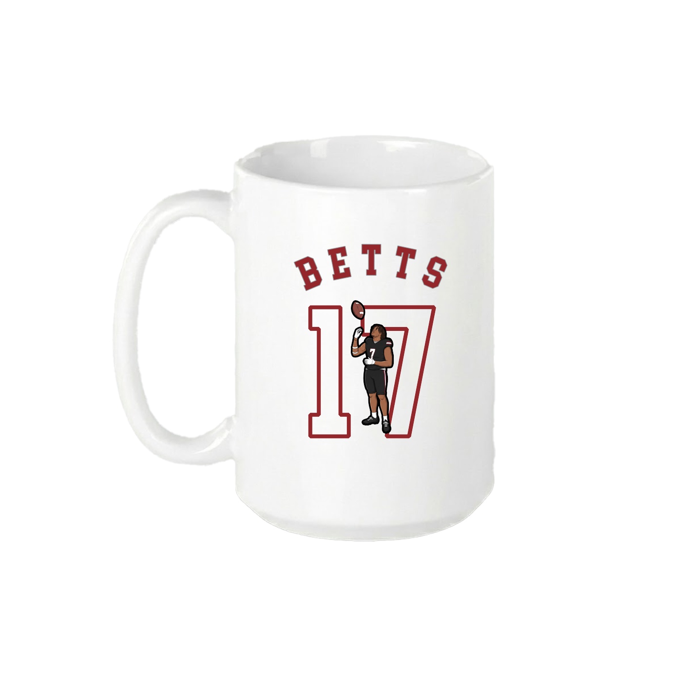 15oz Coffee Mug — Shirsey Arch in White