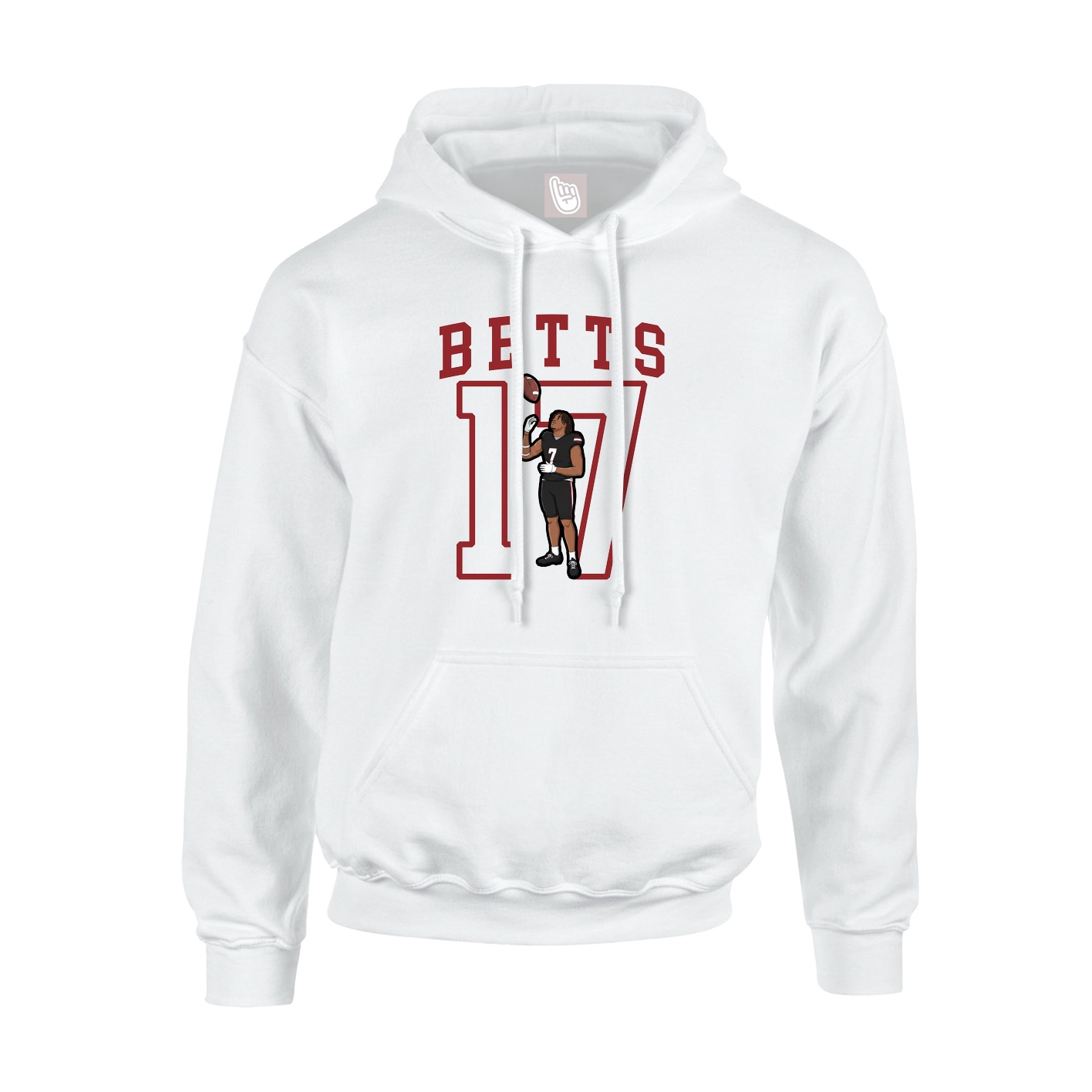 Youth Hoodie — Shirsey in White