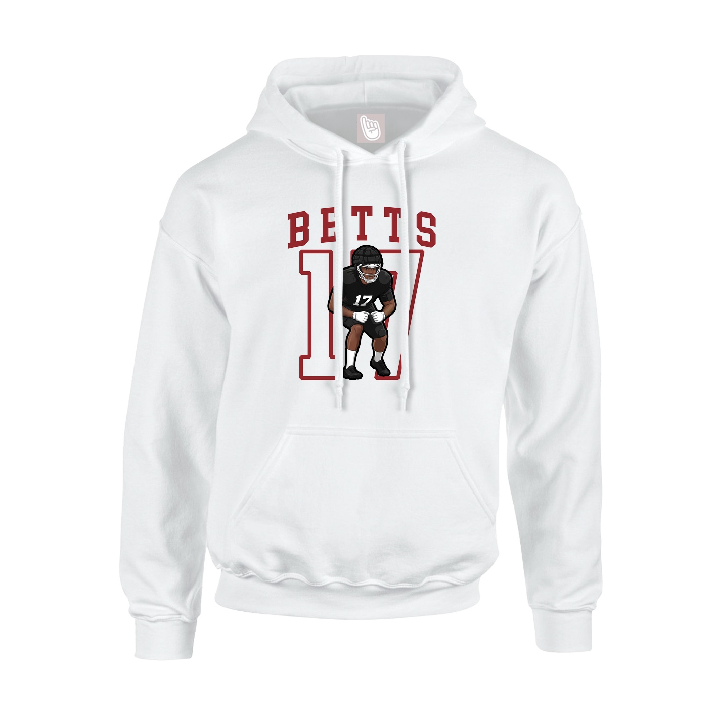 Hoodie — Shirsey in White