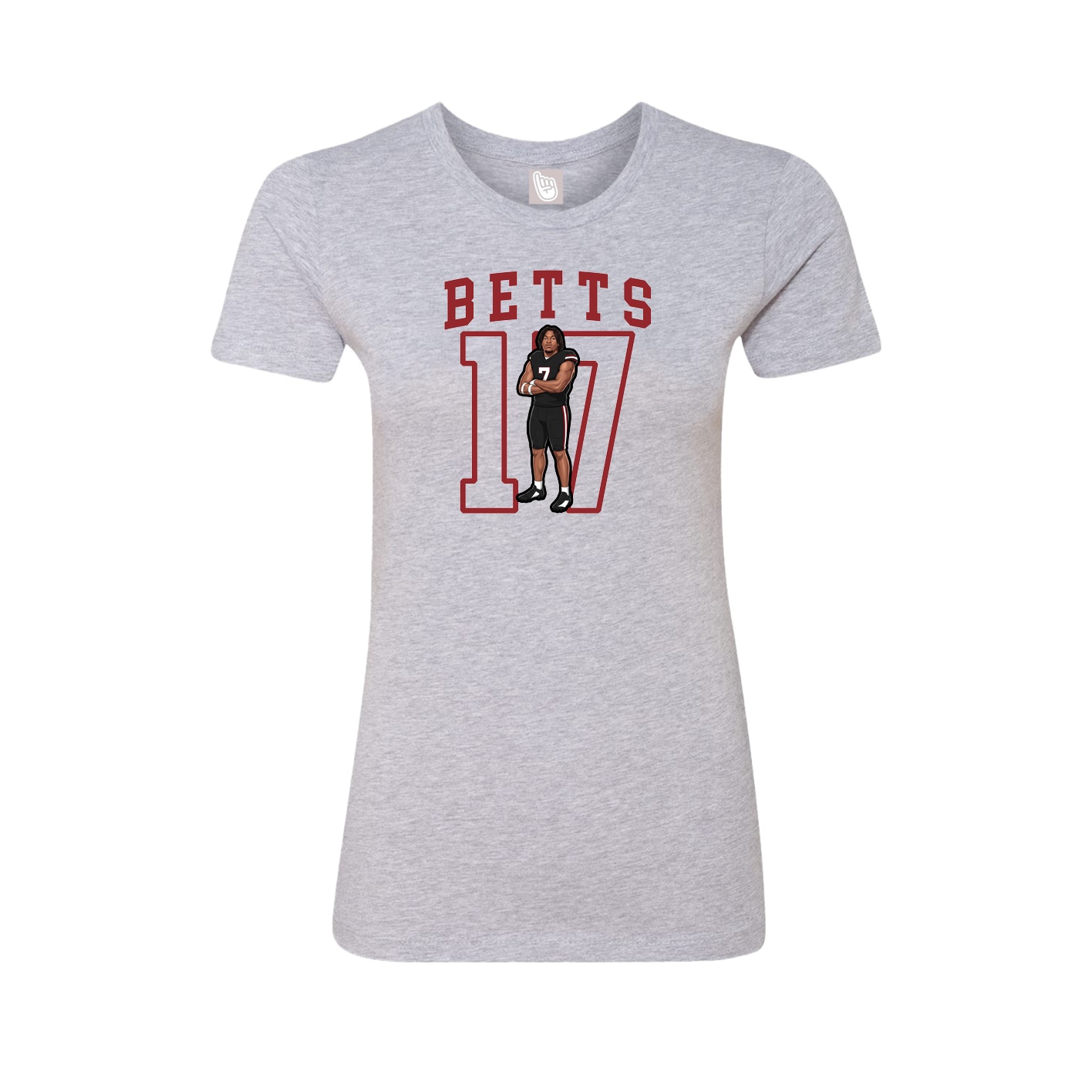 Fitted Women's Tee — Shirsey in Grey