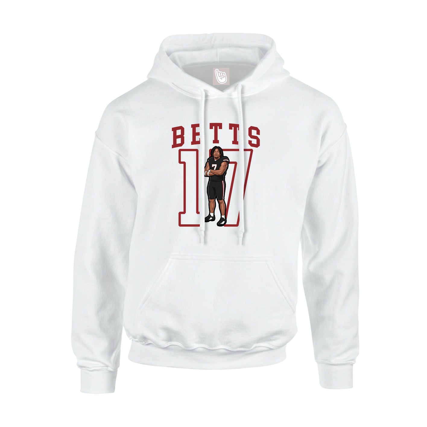 Youth Hoodie — Shirsey in White