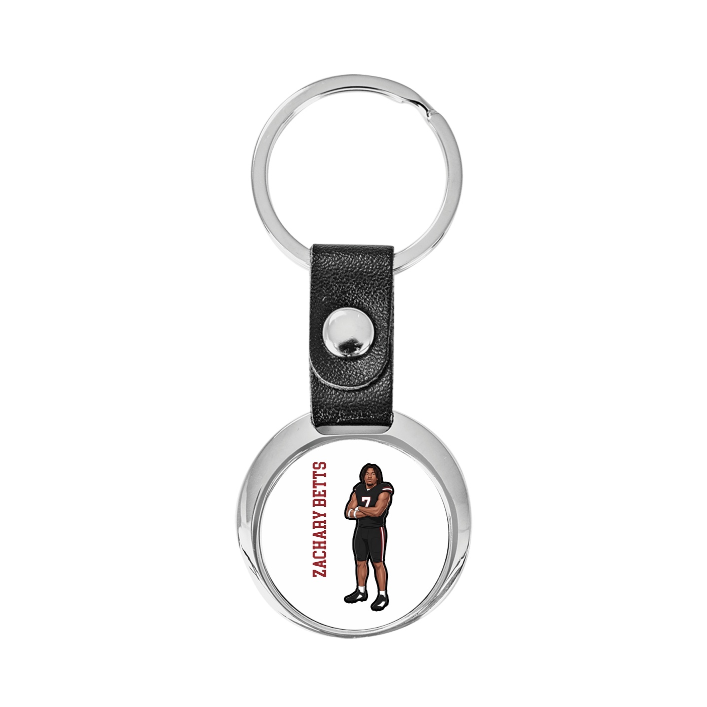 Key Chain — Name Vertical in Classic