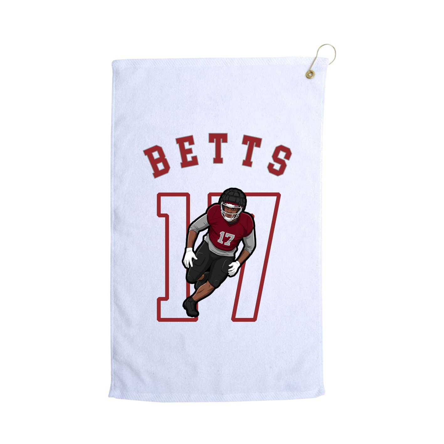 Golf Towel — Shirsey Arch in White