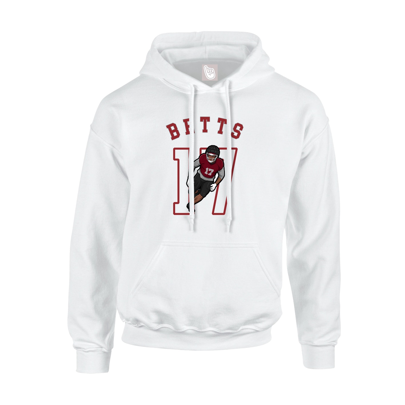 Hoodie — Shirsey Arch in White