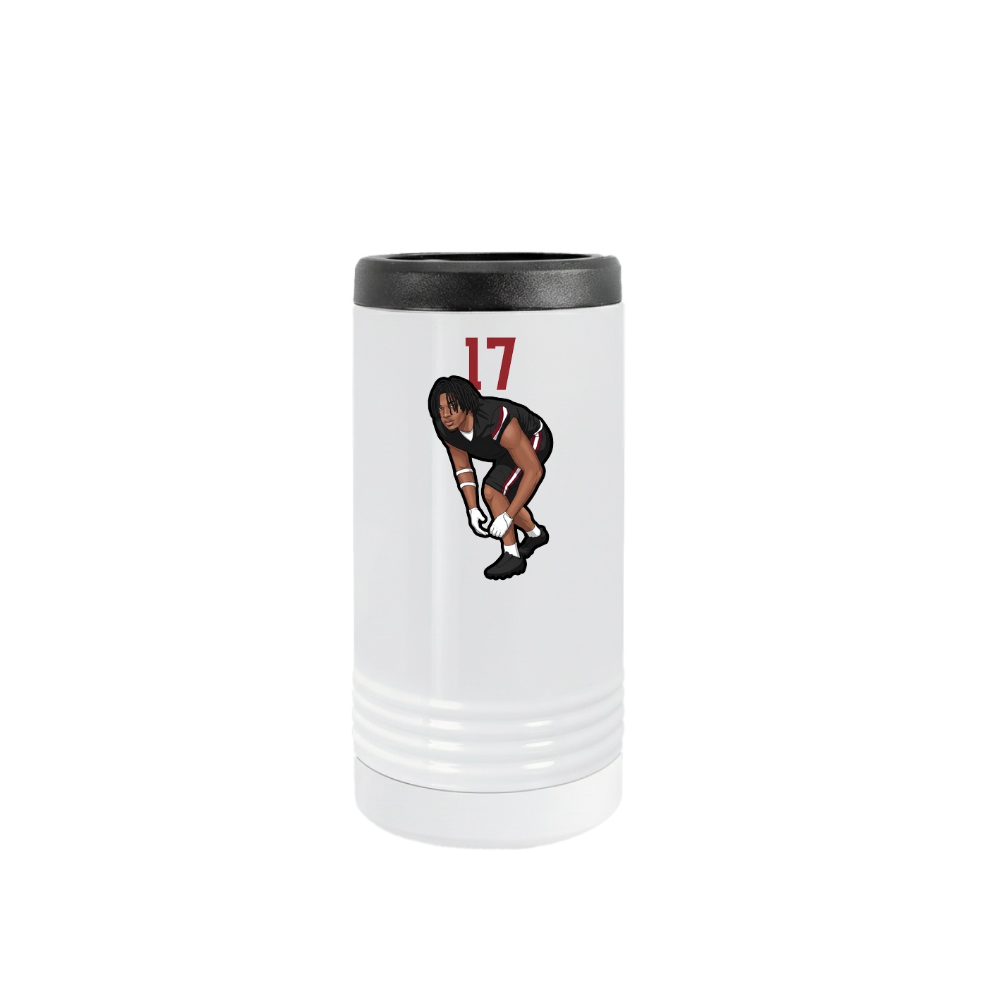 Slim Beverage Holder — Number Top in White