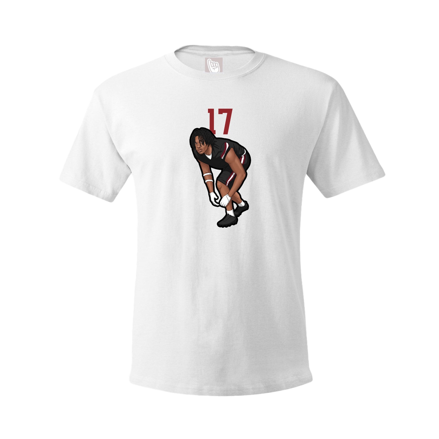 Tee — Number Top in White