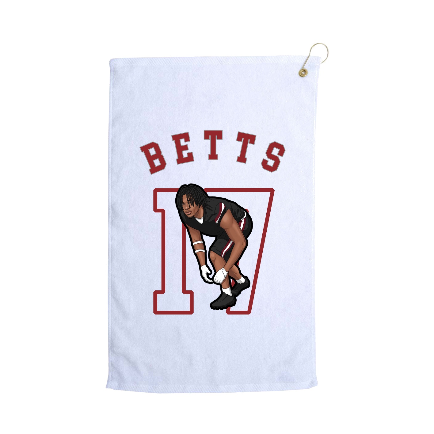 Golf Towel — Shirsey Arch in White