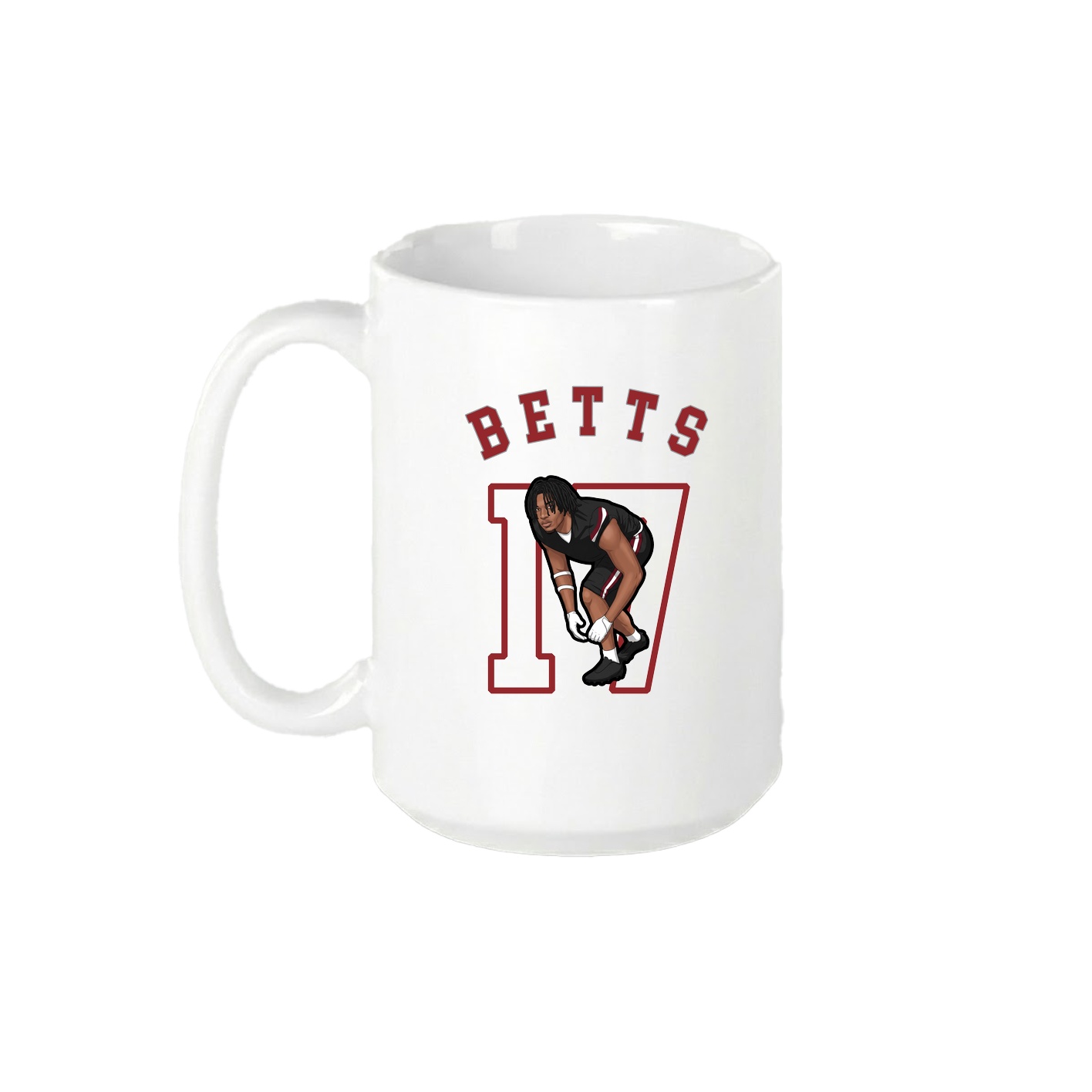 15oz Coffee Mug — Shirsey Arch in White
