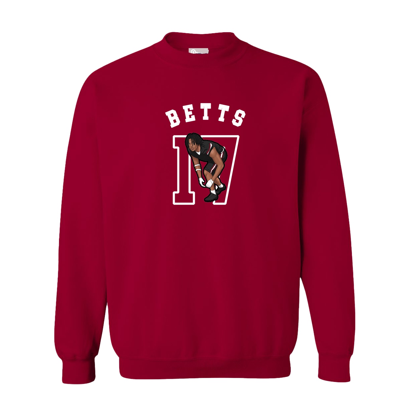Fleece Crew — Shirsey Arch in Cardinal