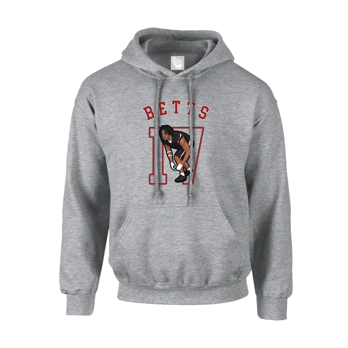 Youth Hoodie — Shirsey Arch in Grey