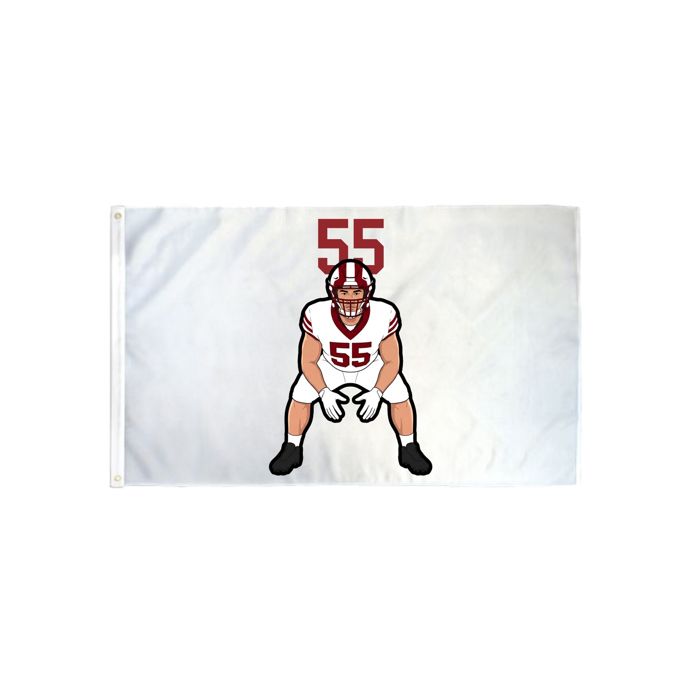 3x5 Flag — Number Top in Classic