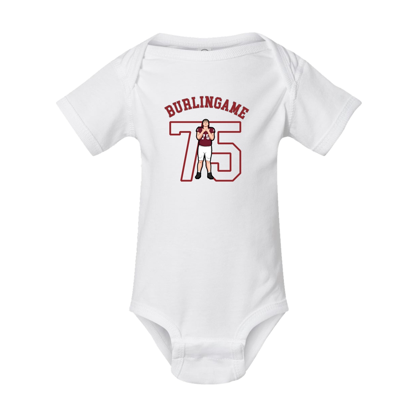 Baby Onesie — Shirsey Arch in White