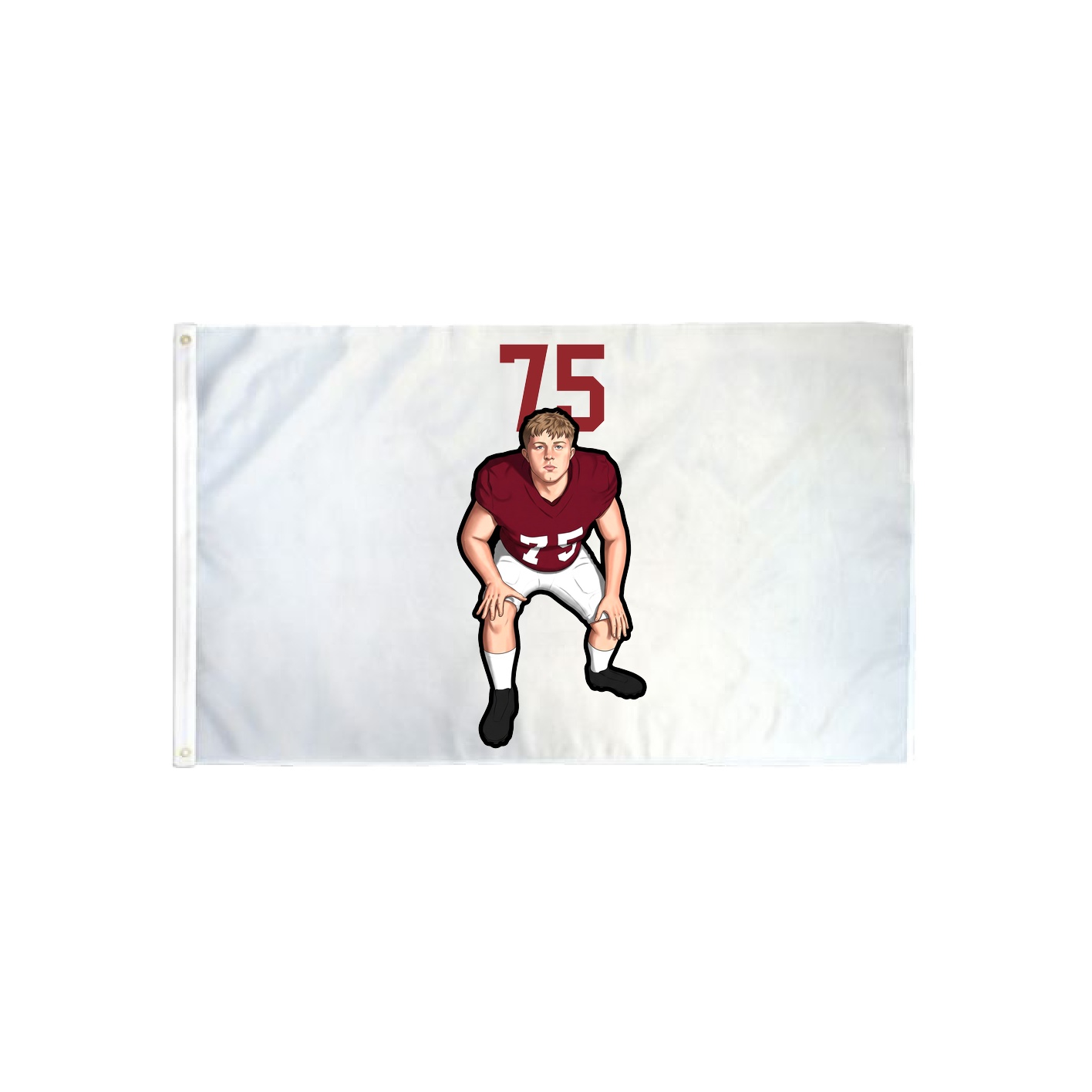 3x5 Flag — Number Top in Classic