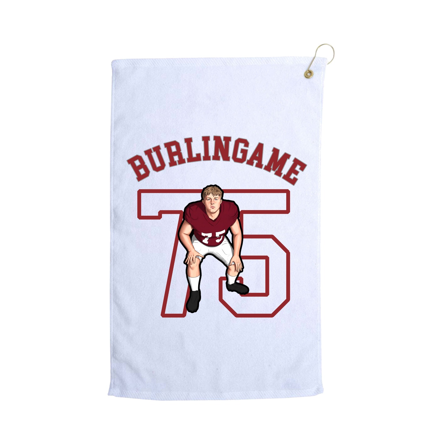 Golf Towel — Shirsey Arch in White