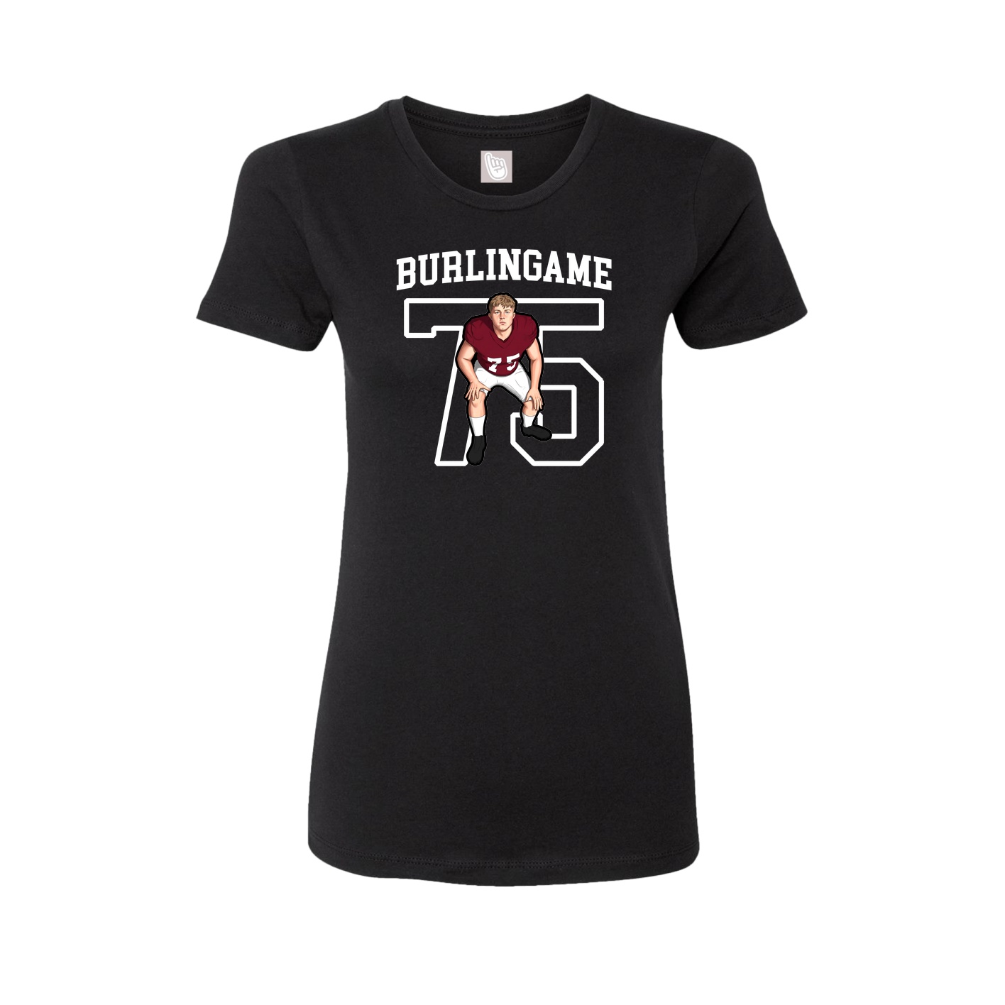 Fitted Women's Tee — Shirsey in Black