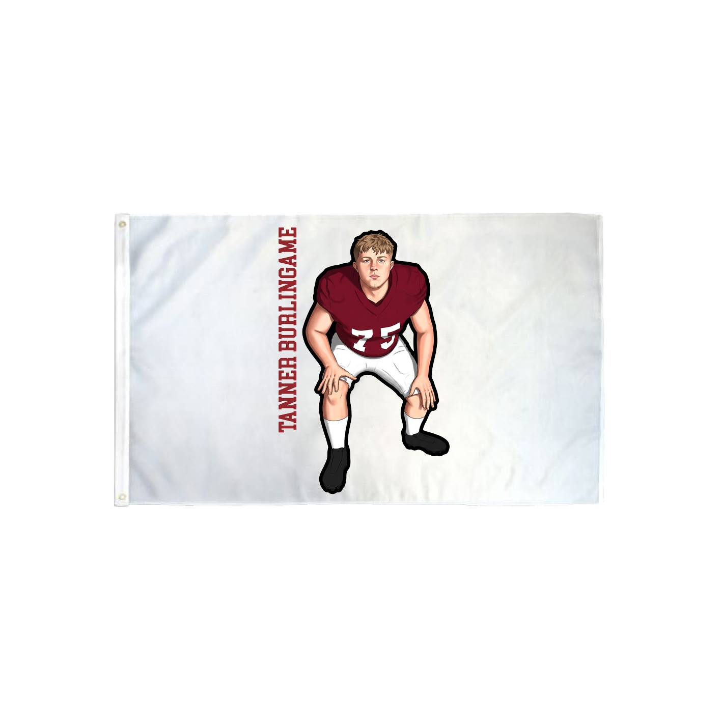 3x5 Flag — Name Vertical in Classic