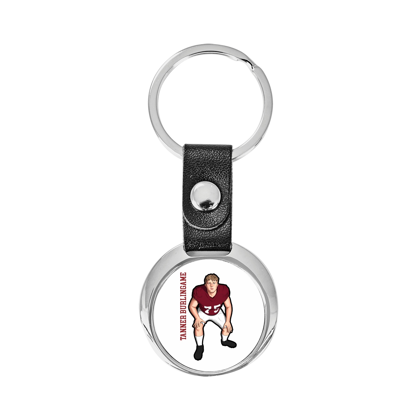 Key Chain — Name Vertical in Classic