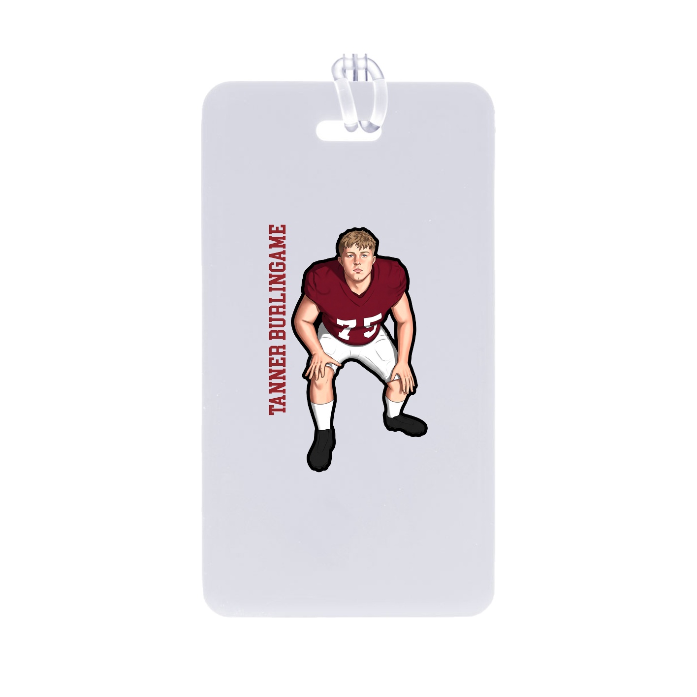 Bag Tag — Name Vertical in Classic