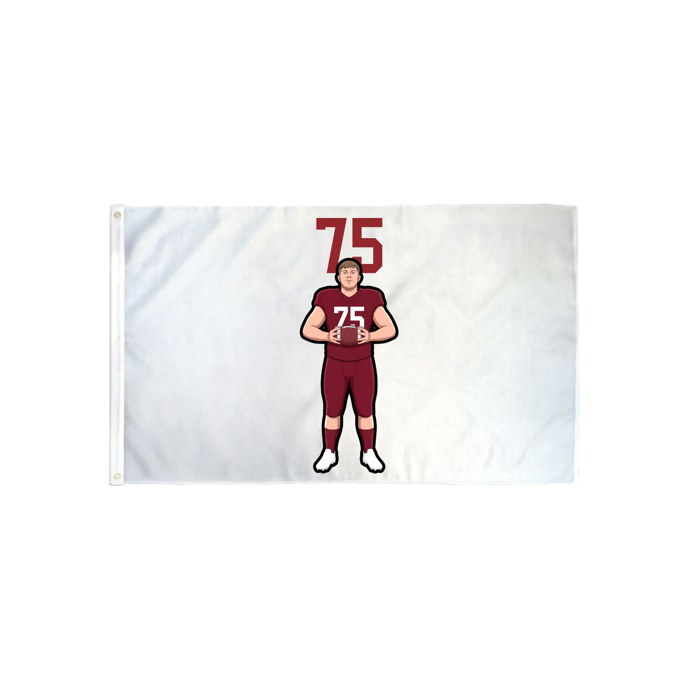 3x5 Flag — Number Top in Classic