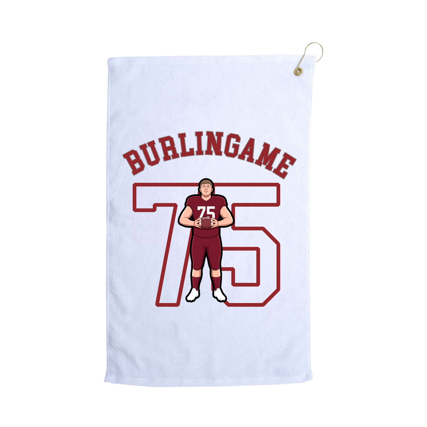 Golf Towel — Shirsey Arch in White