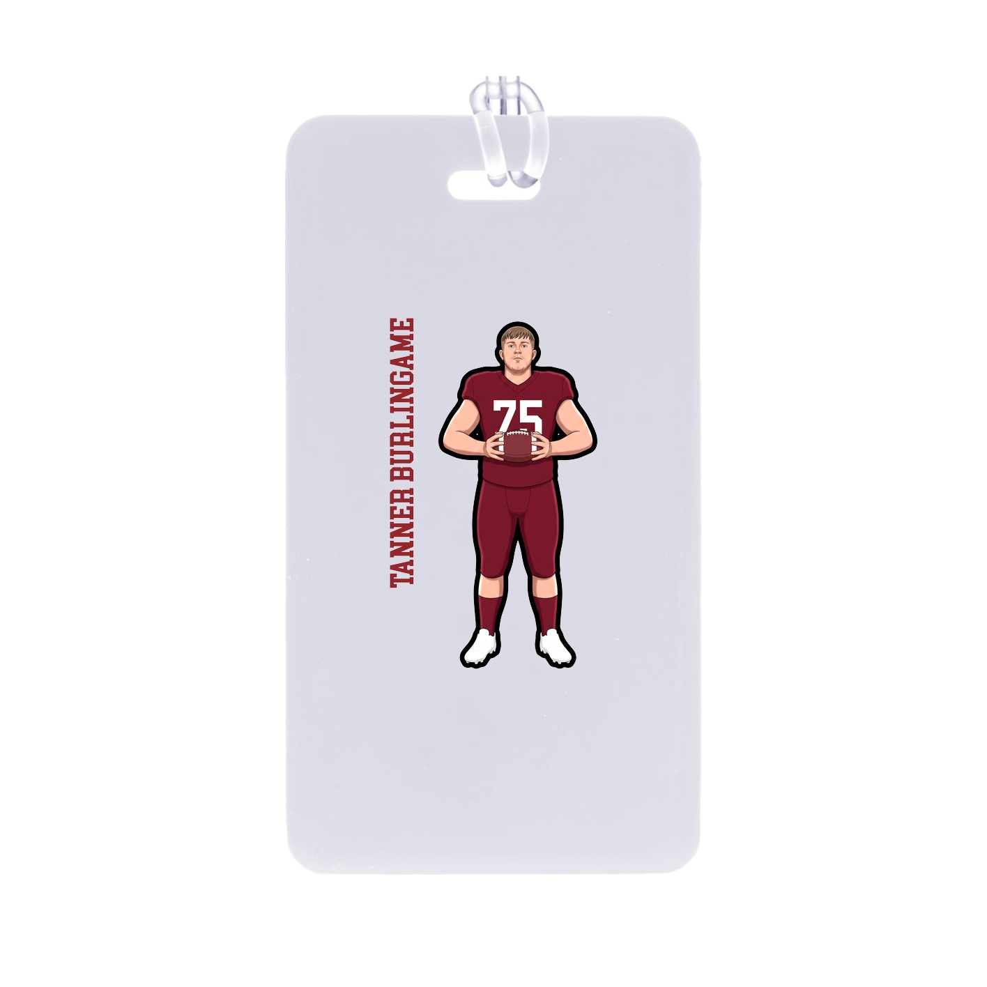 Bag Tag — Name Vertical in Classic