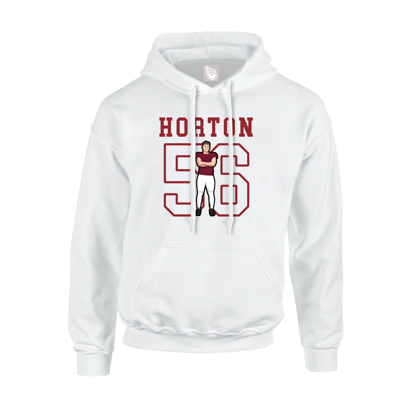 Youth Hoodie — Shirsey in White