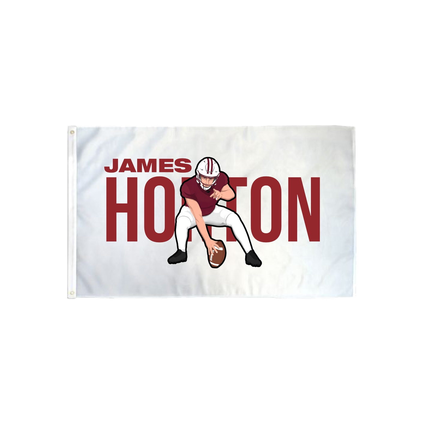 3x5 Flag — Player Name in Classic
