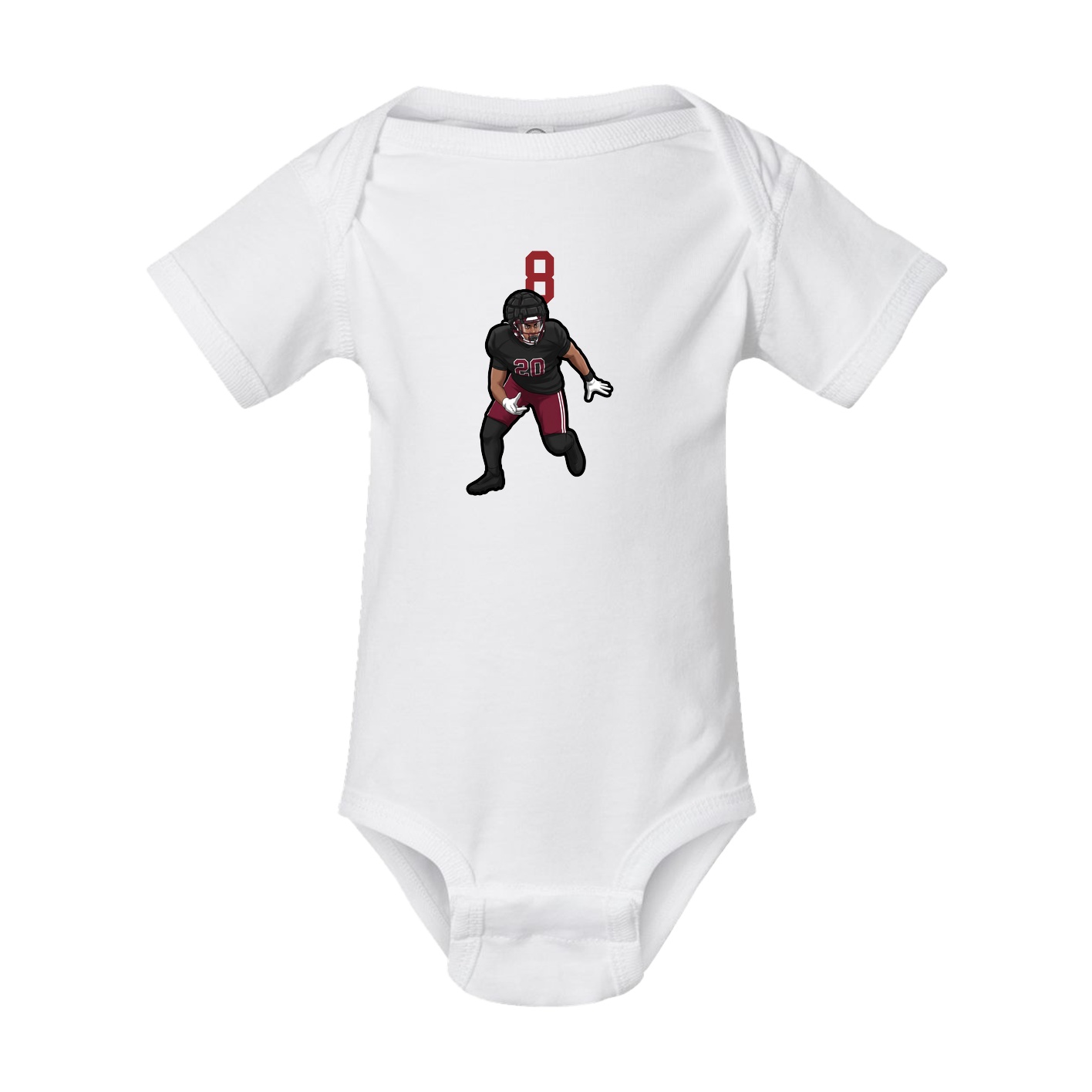 Baby Onesie — Number Top in White