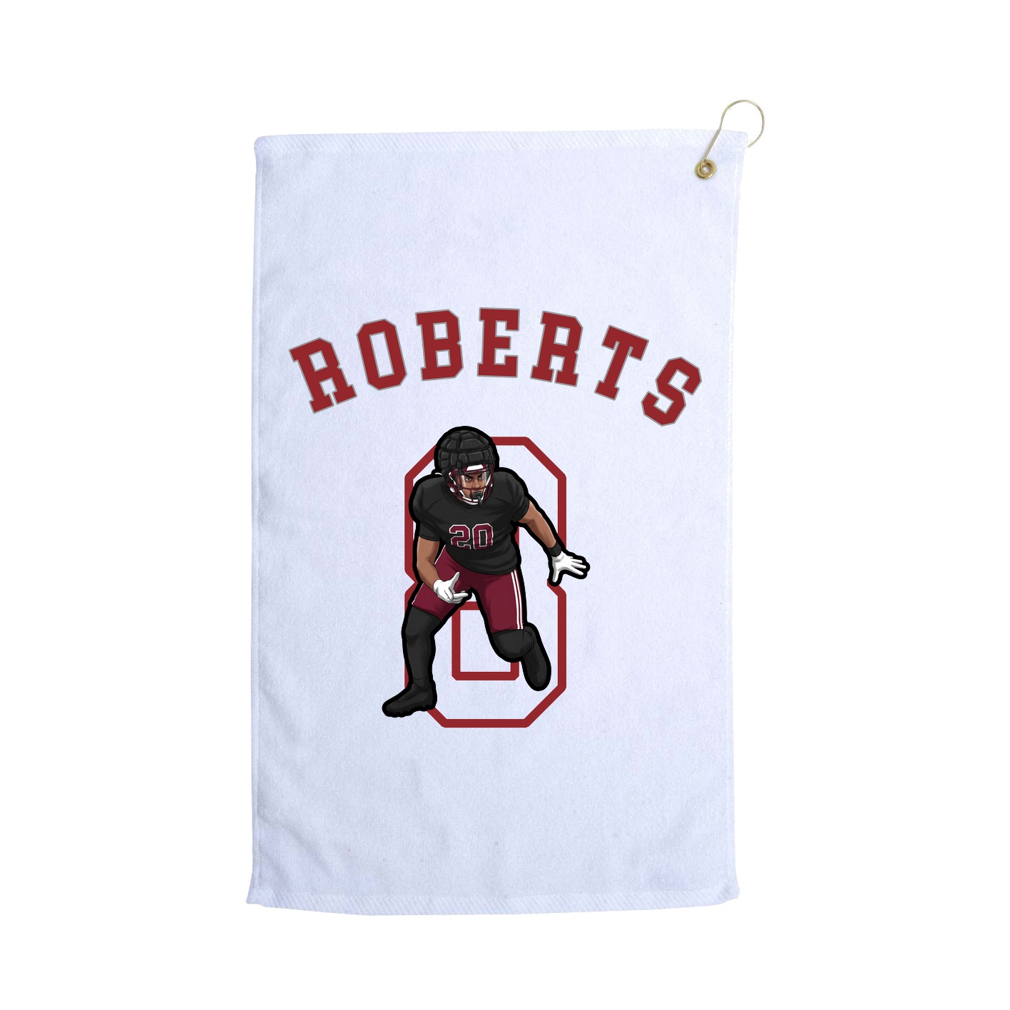 Golf Towel — Shirsey Arch in White