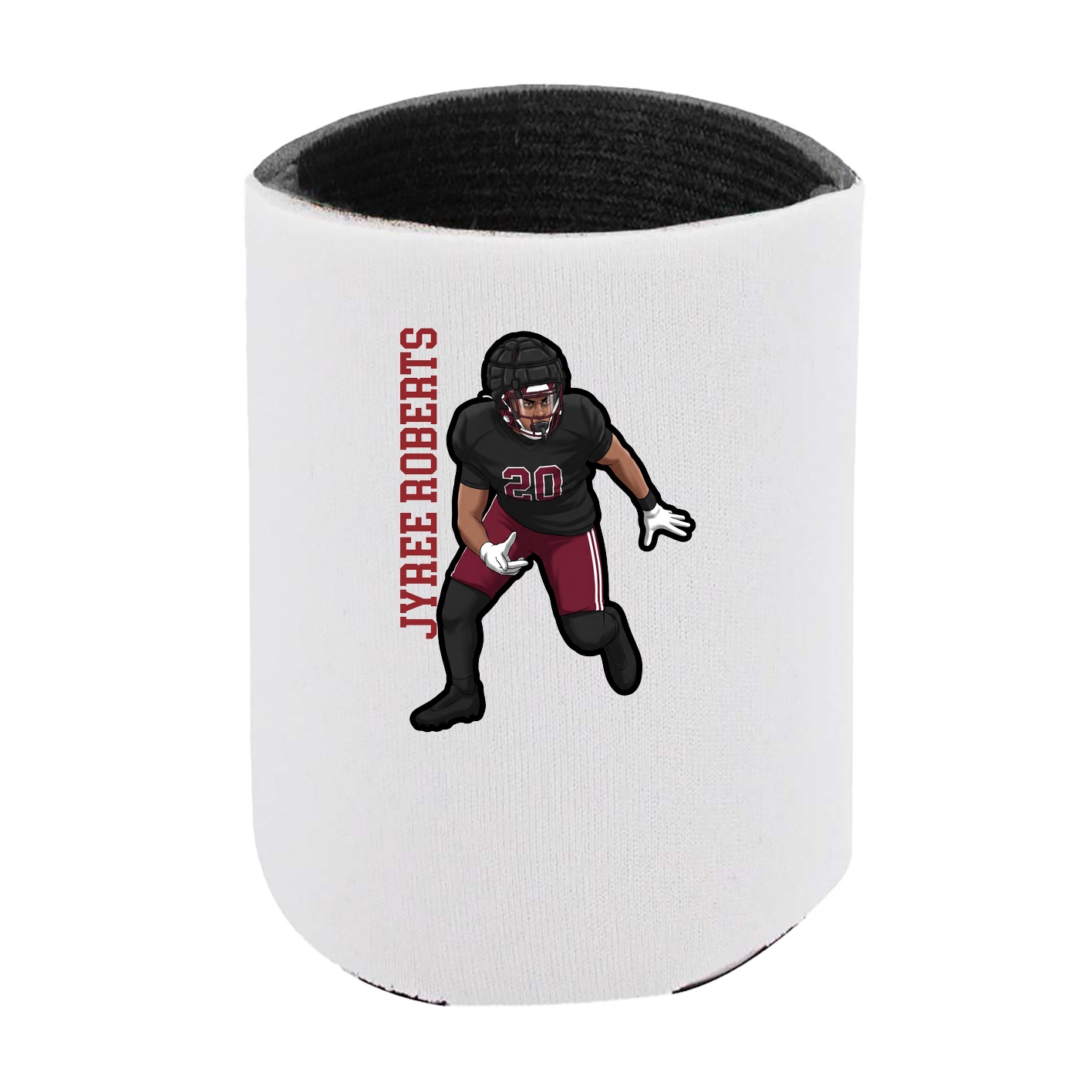 Can Holder — Name Vertical in White