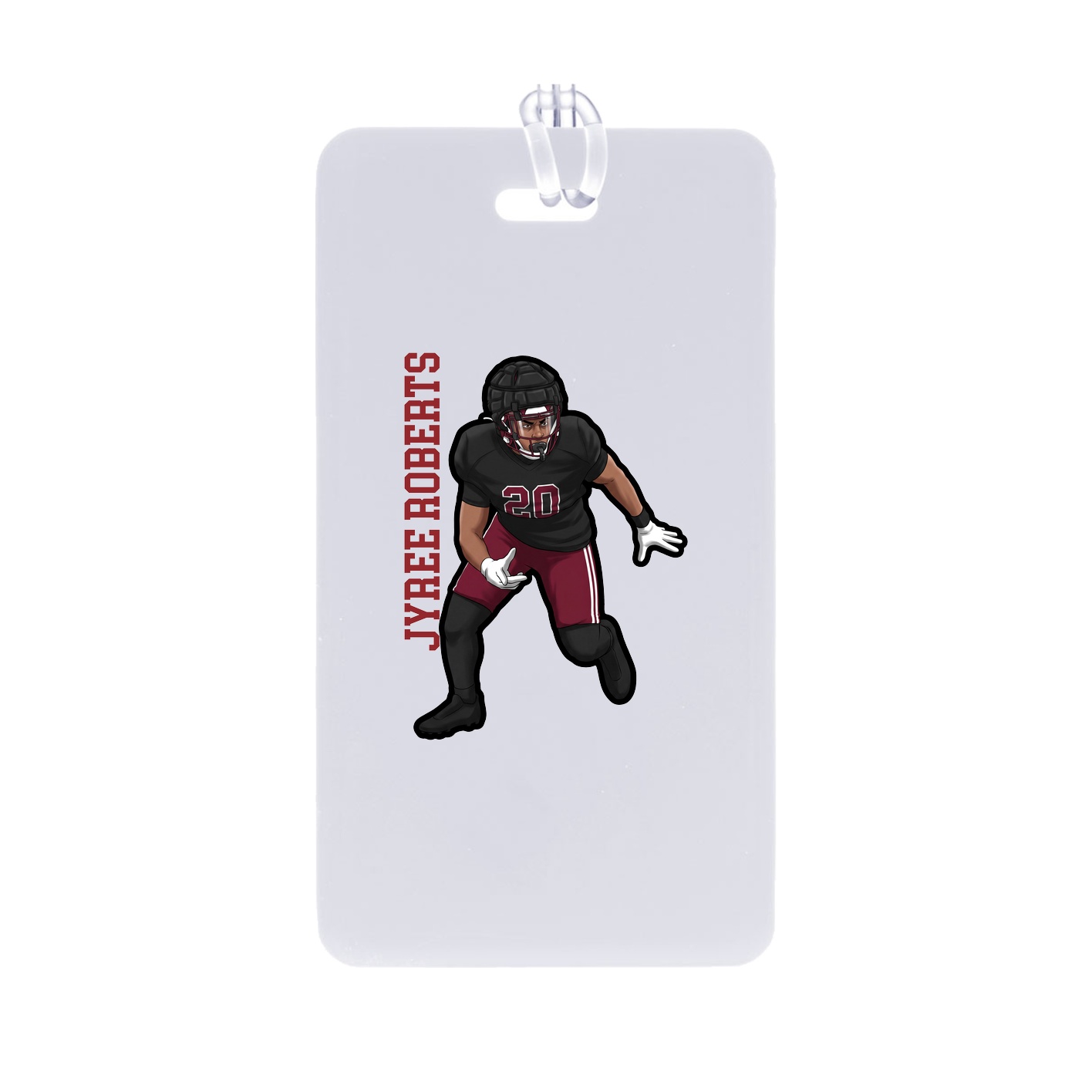 Bag Tag — Name Vertical in Classic