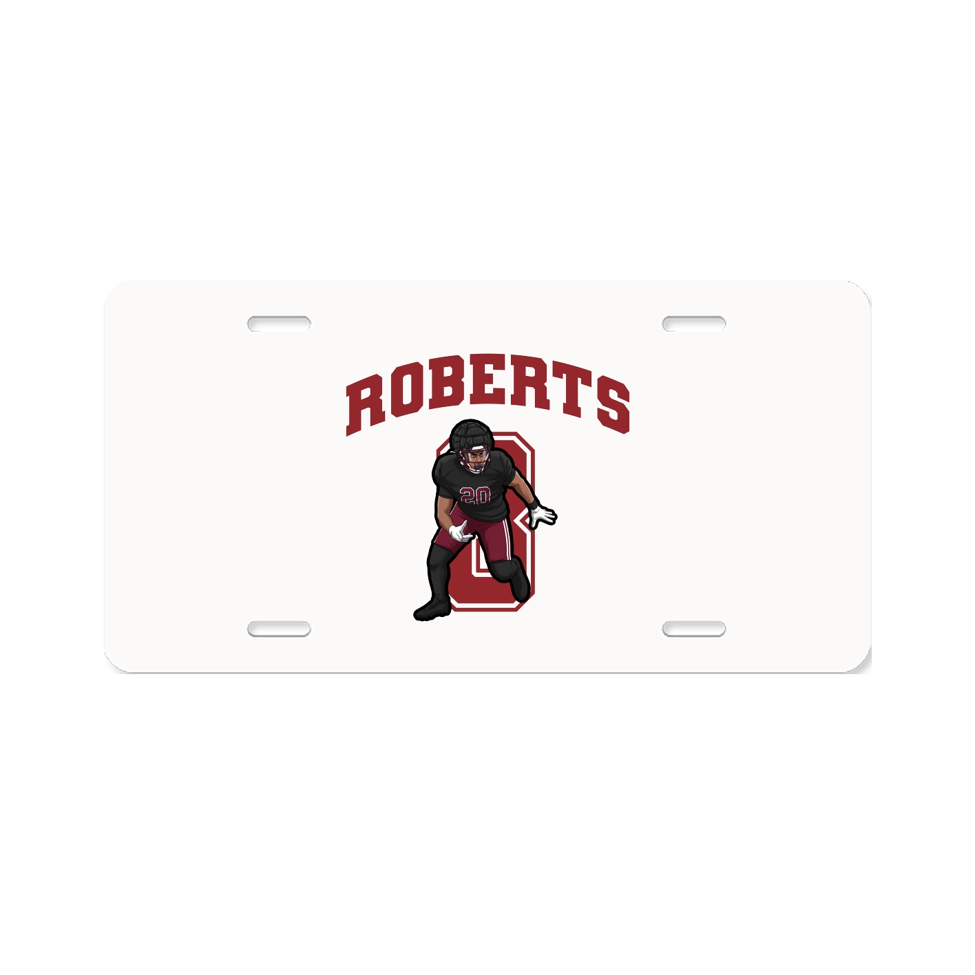 License Plate — Number in Classic