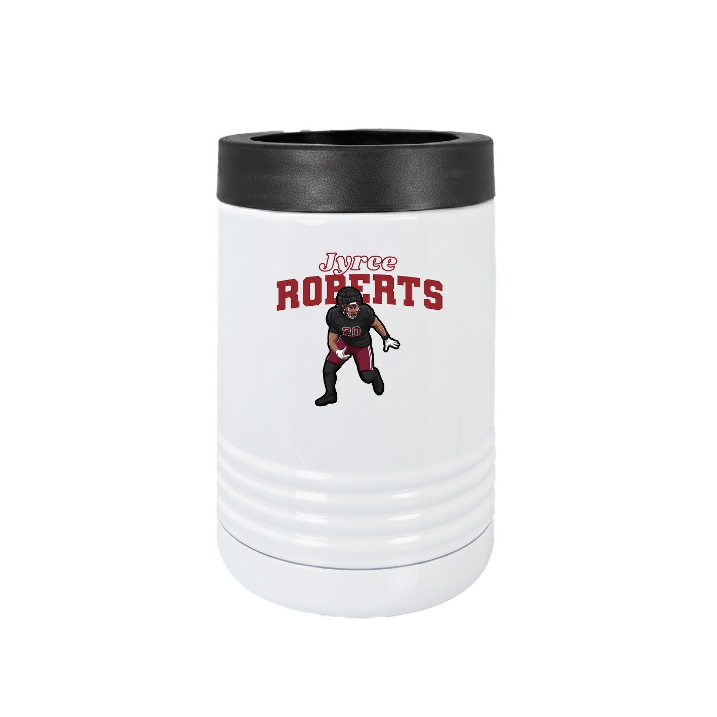 Beverage Holder — Name Arch in White