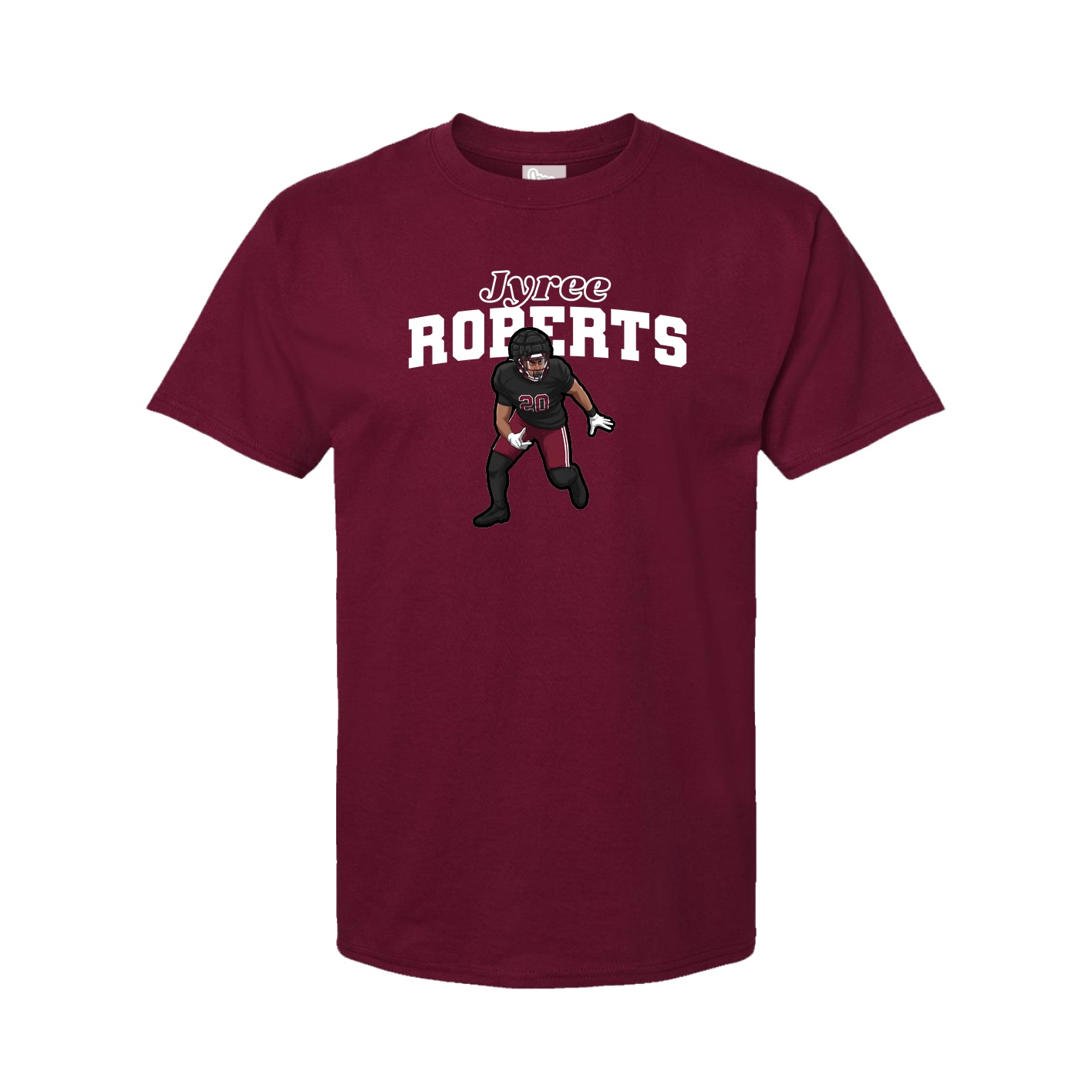 Youth Tee — Name Arch in Cardinal