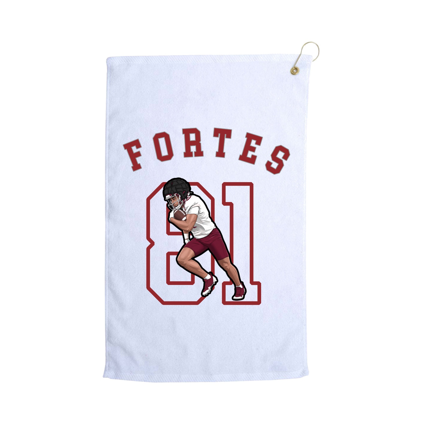 Golf Towel — Shirsey Arch in White