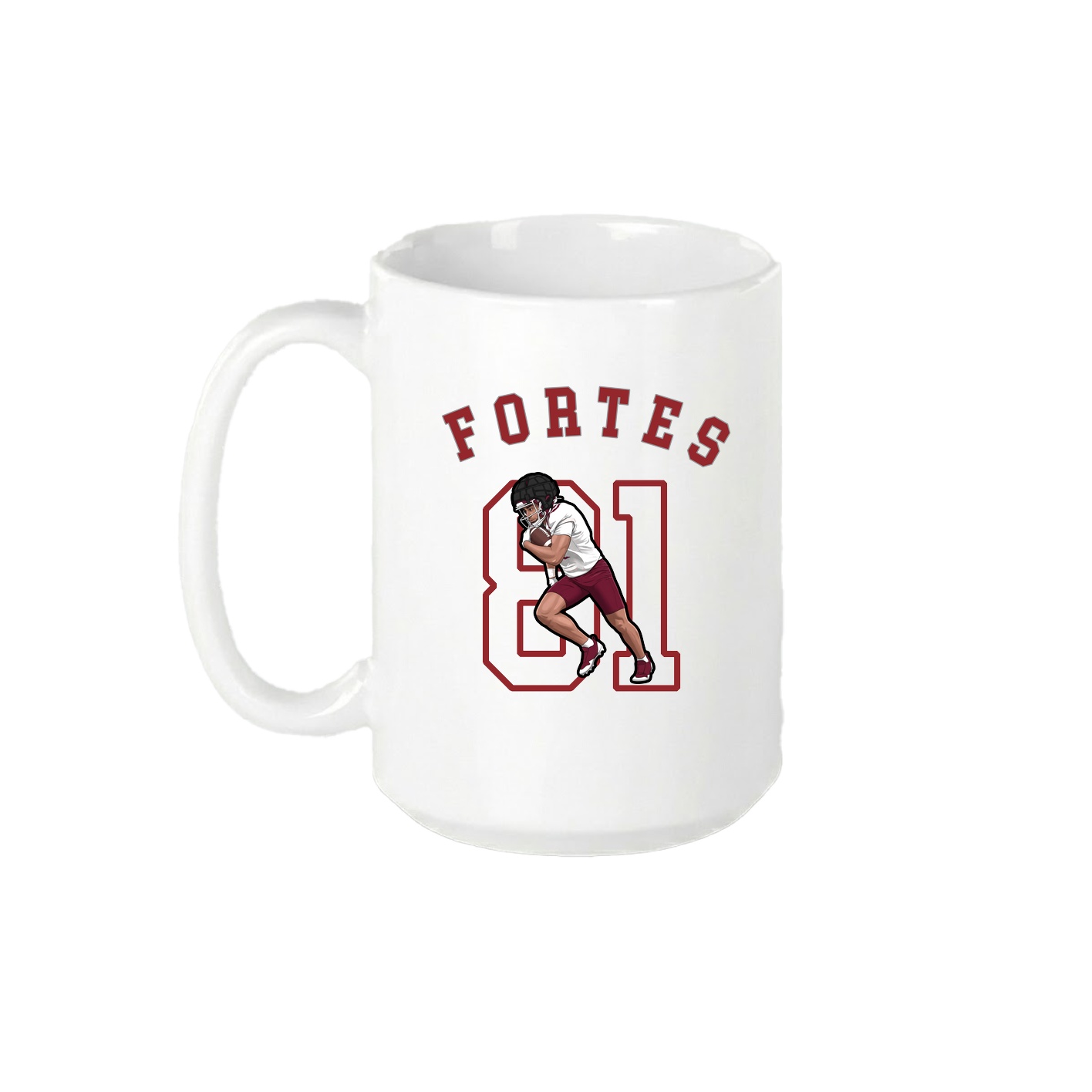 15oz Coffee Mug — Shirsey Arch in White