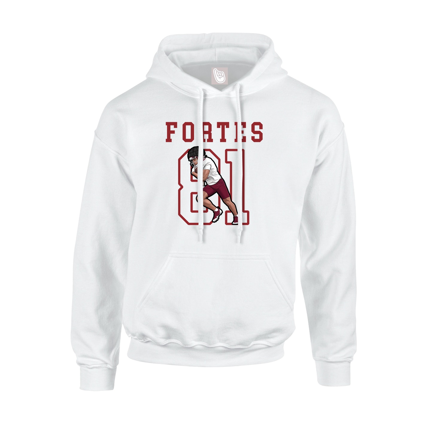 Youth Hoodie — Shirsey in White
