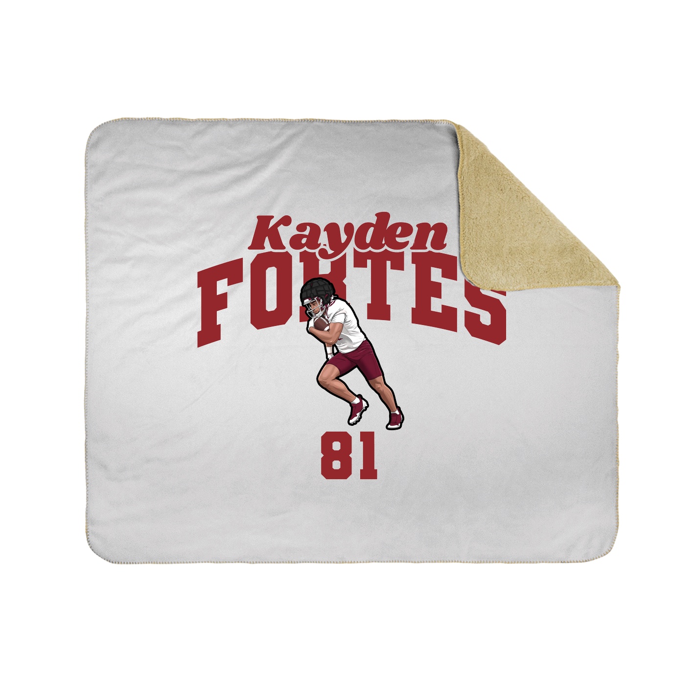 Throw Blanket — Signature Arch in White