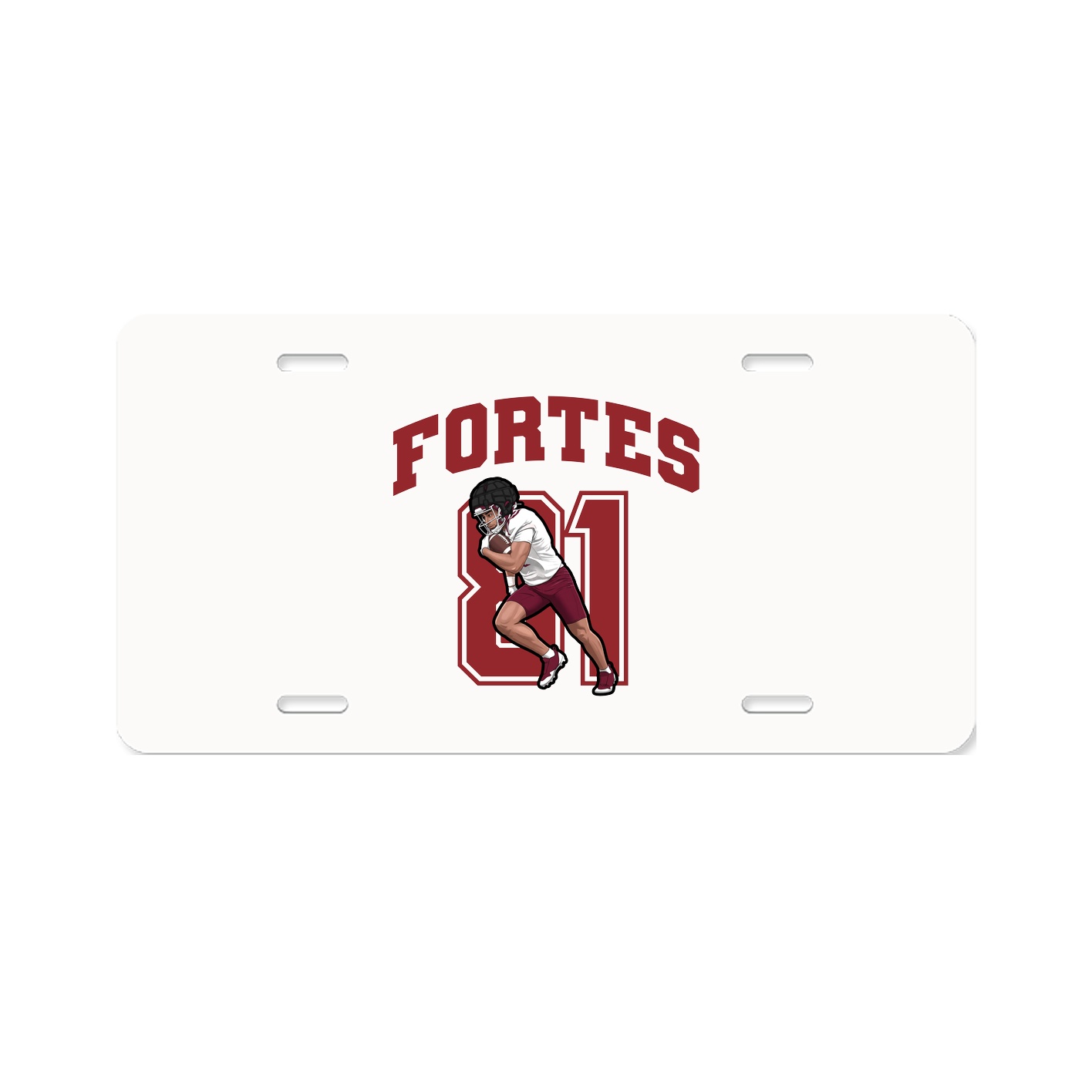License Plate — Number in Classic