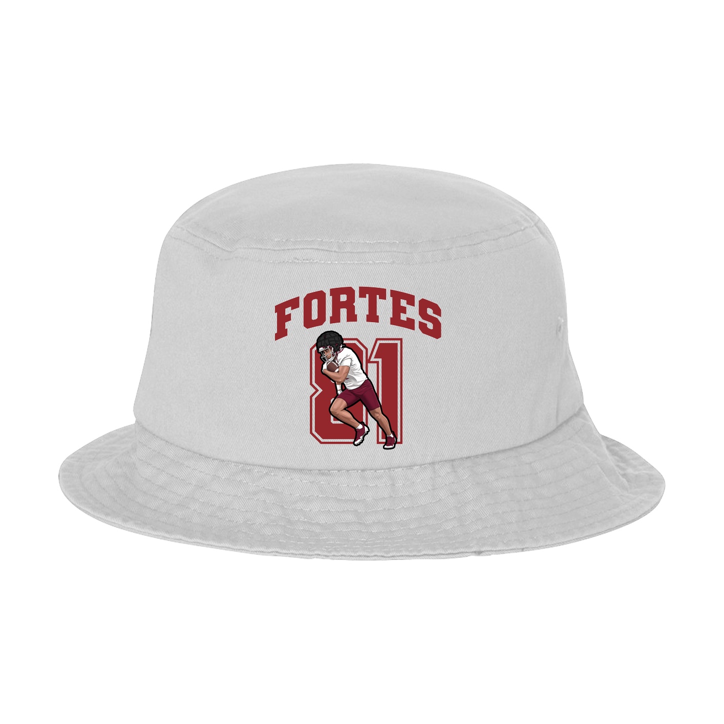 Bucket Cap — Number in White