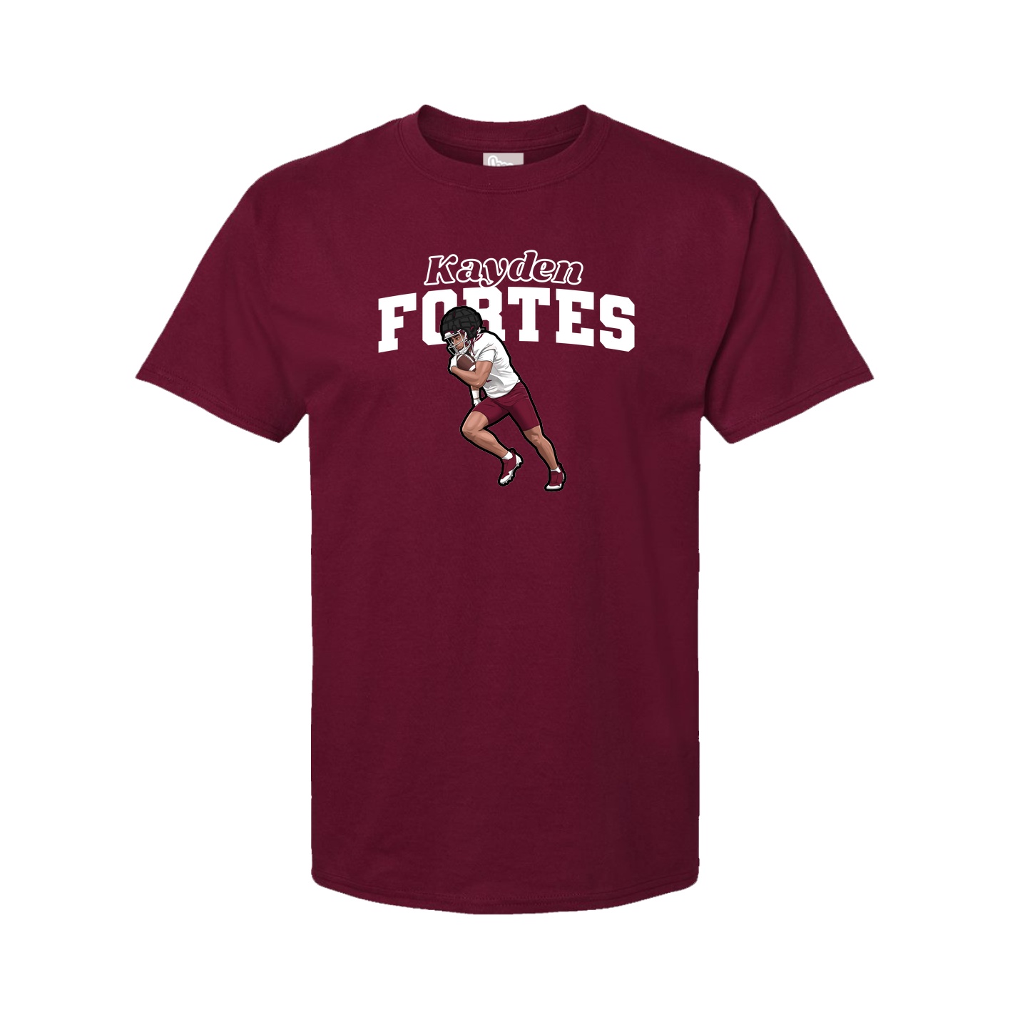 Youth Tee — Name Arch in Cardinal