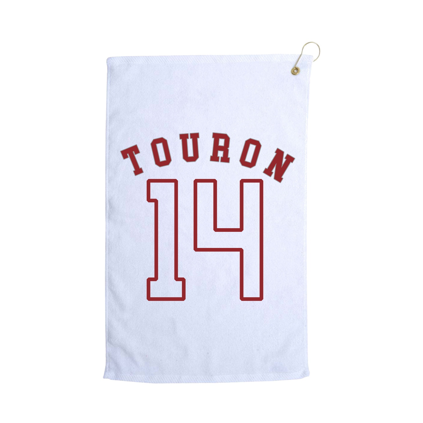 Golf Towel — Shirsey Arch in White