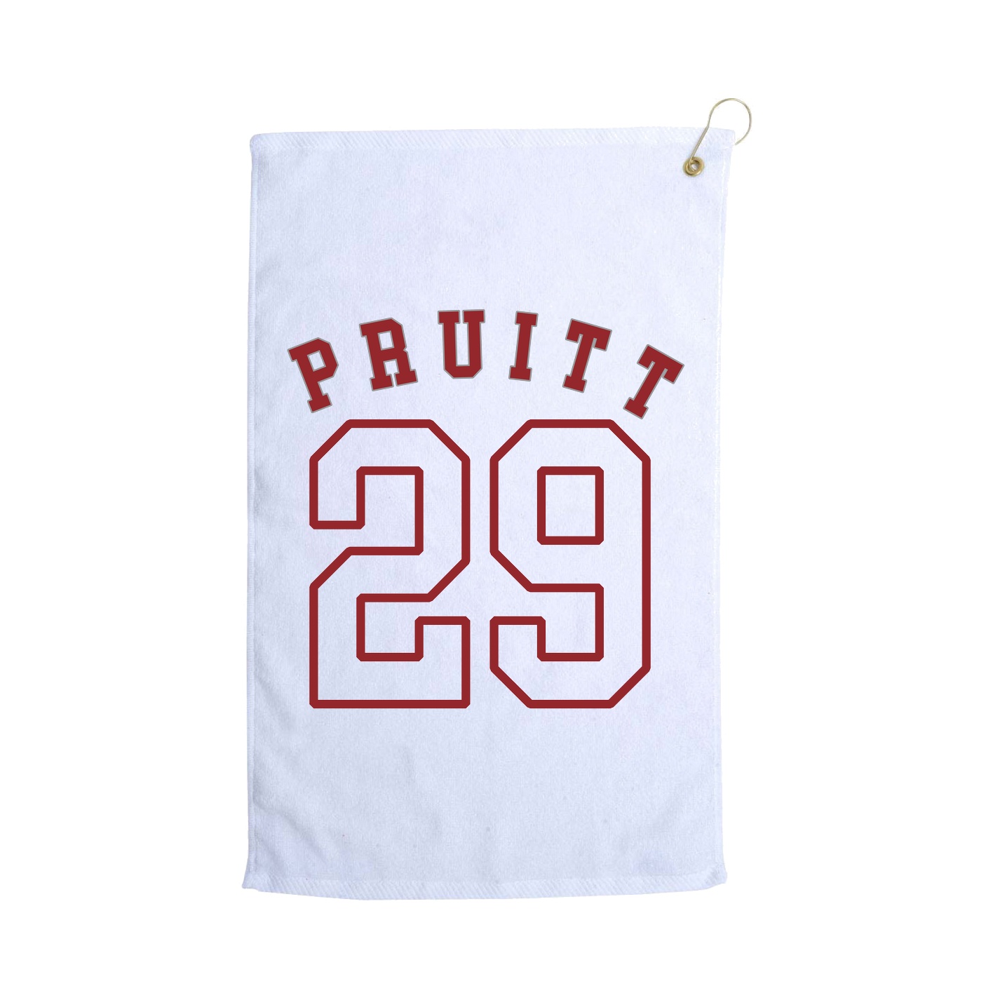 Golf Towel — Shirsey Arch in White