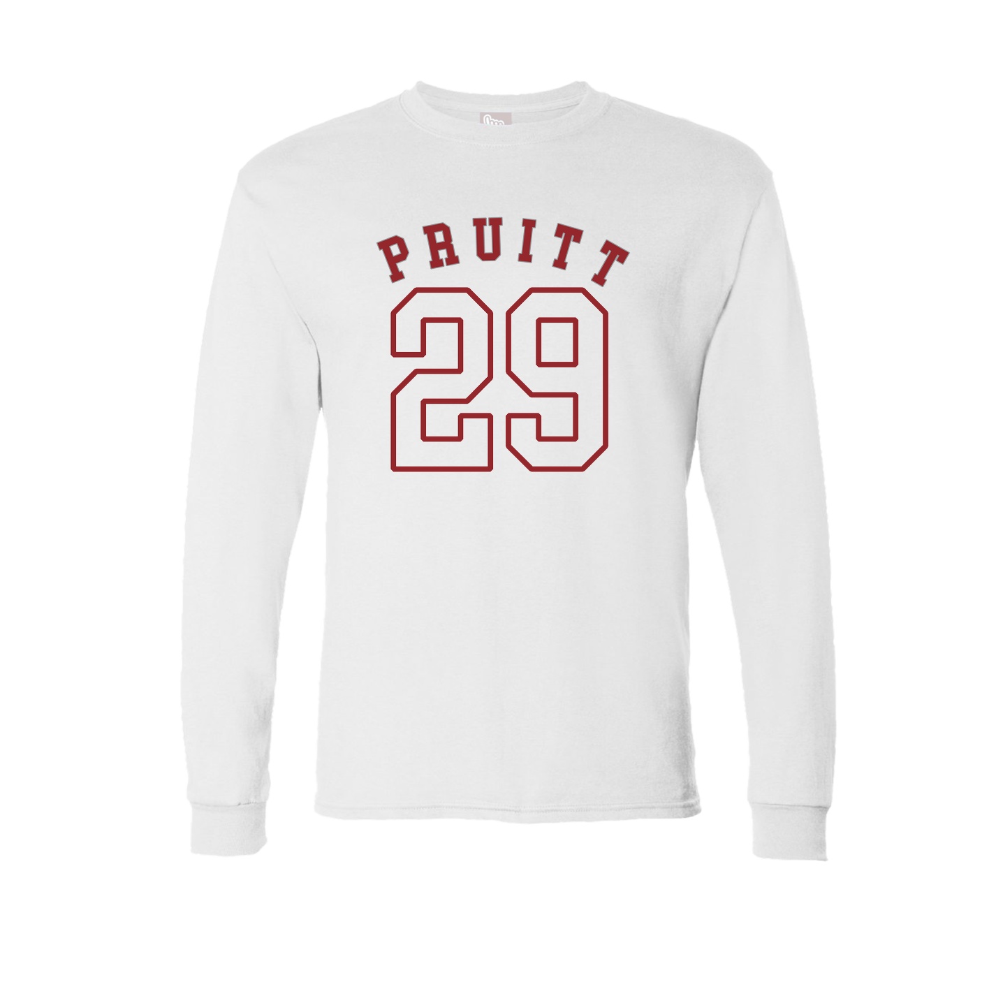 Long Sleeve Tee — Shirsey Arch in White