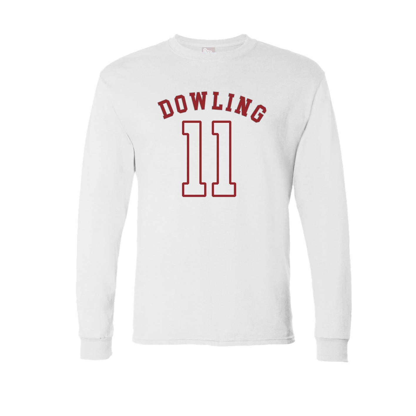 Long Sleeve Tee — Shirsey Arch in White